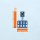 7Semi SGP40 VOC Sensor Breakout for Indoor Air Quality 2.54mm Pitch