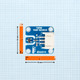 TMP235 Analog Temperature Sensor Breakout with 3-pin connector, high-accuracy module for precise temperature monitoring in electronics and IoT projects.
Dimension image