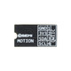 Back view of 7SEMI LSM6DSV16X motion sensor module showing labeled Qwiic pinout: GND, 3V3, SDA, SCL