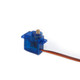 Micro metal gear servo motor MR-20118 with transparent blue case and PWM control for robotics projects