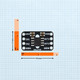 dimension of CA-IS3720CHS digital isolator module dual channel board