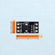 dimension of bottom view of 7Semi UCC33410RA Isolated DC-DC Converter Module – Compact Power Isolation Board
