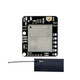 7Semi EG800AK-CN LTE Cat 1bis cellular modem module with external flexible LTE antenna, UART interface, dual SIM support, and industrial IoT connectivity.