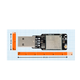 Dimension view of 7Semi LTE USB Dongle featuring the Quectel EG800AK-CN