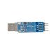 Compact ST-Link V2 USB programmer module designed for in-circuit programming and debugging of STM8 and STM32 microcontrollers through SWD and SWIM interfaces.