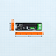 Compact 7Semi AQG22105 SSR Module for Arduino ESP32 Raspberry Pi
