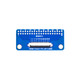 40 Pin 0.5mm FFC FPC Connector Breakout Board  Top face showing connector side