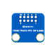 10 Pin 0.5mm FFC FPC Connector Breakout Board Bottom view showing pin numbers