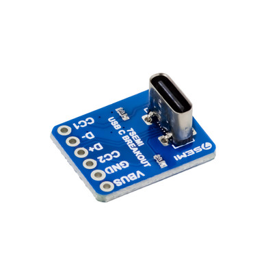 Buy USB-C Female Breakout - Vertical at Best Price | 7semi