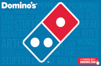 dominos gift card by CardButler, featuring a personalized greeting card with unique artistic elements