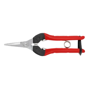 The FELCO 321 Professional Picking & Trimming Snips are lightweight, precision-engineered snips designed for professional harvesting, trimming and delicate pruning. Featuring 177mm straight chromium-coated blades with rounded tips, ergonomic pressed steel handles and an 8mm cutting capacity, these snips deliver clean, accurate cuts while reducing hand fatigue. Suitable for both left and right-handed users, the FELCO 321 is ideal for vineyards, orchards, nurseries, greenhouse production, floristry and home gardening.