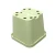 66mm Square Squat Plant Pot – Light Sage