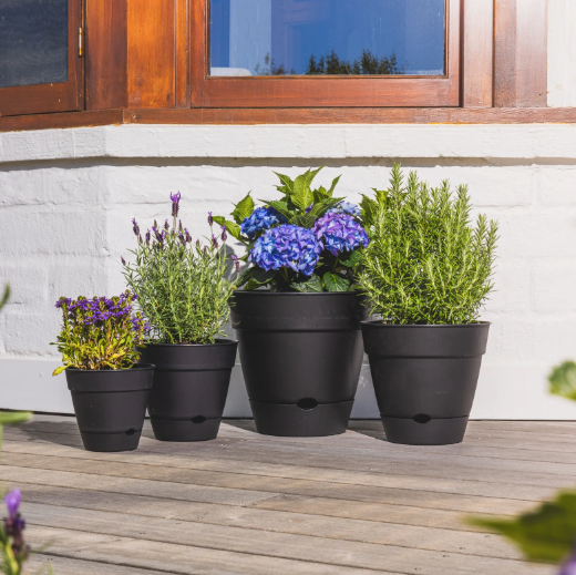 20cm Self-Watering Round Pot by North Cote Pottery
