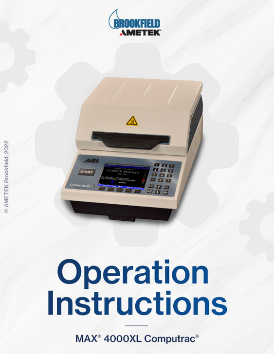 MAX-4000/4000XL Operation Manuals