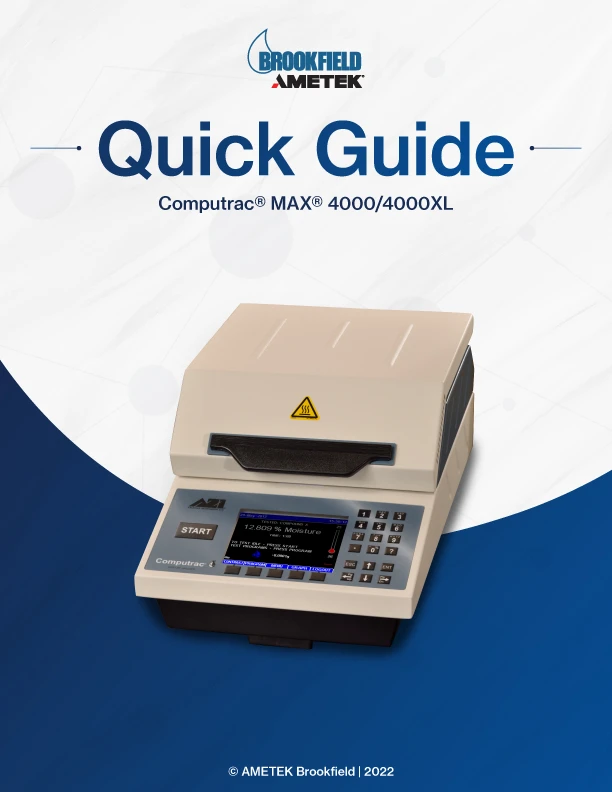 Computrac MAX 4000XL | Moisture Analysis Instruments | Shop online