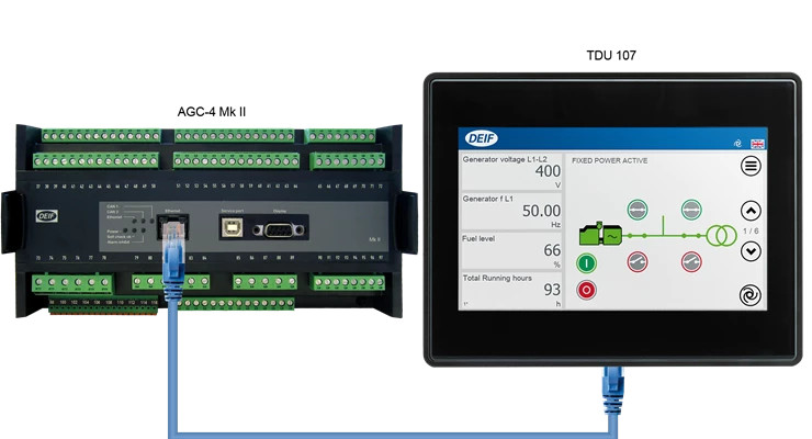 DEIF 2914410040 03 AGC-4 Mk II Variant 03 BTB controller |Instru
