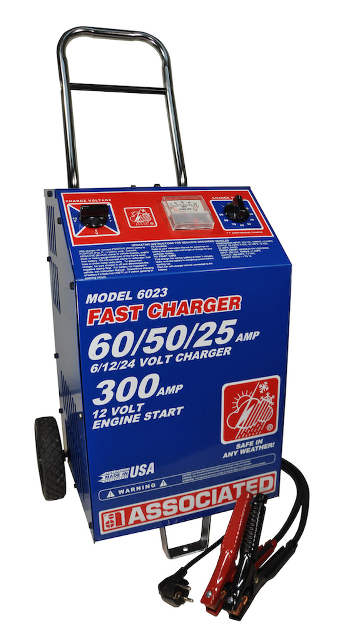 12V Battery Charger with 75AMP Engine Start, 12AMP Fast Charge and More