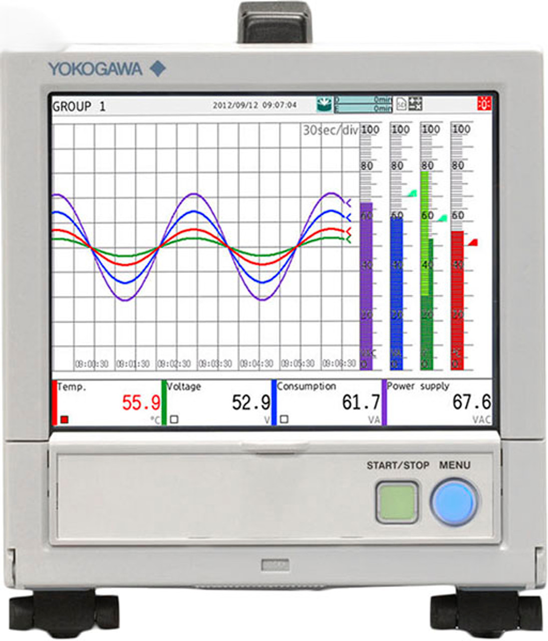 Yokogawa GP20 Touchscreen Portable Data Acquisition System Instru