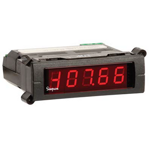 Simpson M23500110 3-1/2 LCD, 85-250VAC, 200MVDCPThe Simpson Mini-Max digital panel meters provide high quality accuracy and reliability in a compact, 60 mm deep case. The Mini-Max series is available with a LCD or LED display. The LCD units offer a 3-1/2 digit, 0.5? (12.7 mm) display with an optional bright red, negative image backlight. The LED units offer a 3 1/2 digit, 0.56? (14.2 mm) display. All units feature user-selectable decimal point, auto zero and limited scaling capabilities.