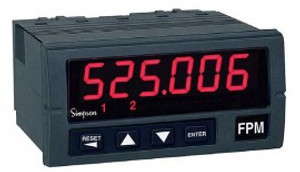 Type 6-digit, 7-segment, red LED Height 0.56in (14.2mm) Decimal Point User-programmable Count Direction "+" indication implied, "-" indication displayed Display Range -99,999 to +999,999 Output Indicators 1 and 2 AC Voltages 120 or 240VAC, ±10% Power Consumption 3VA Operating Temperature 32 to 104°F (0 to 40°C) Storage Temperature 14 to 140°F (-10 to 60°C) Relative Humidity 0 to 80% non-condensing for temperatures less than 89.6°F (32°C), decreasing linearly to 50% at 104°F (40°C) Ambient Temperature 77°F (25°C) Temperature Coefficient (per °C) ±100ppm/°C Warm-up Time 15 minutes Bezel 3.93 x 2.04 x 0.52in (99.8 x 51.8 x 13.2mm) Depth 3.24in (82.3mm) Panel Cutout 3.62 x 1.77in (92 x 45mm) Case Material PBT-ABS
