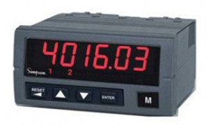 Type 6-digit, 7-segment, red LED Height 0.56in (14.2mm) Decimal Point User-programmable Count Direction "+" indication implied, "-" indication displayed Display Range -99,999 to +999,999 Output Indicators 1 and 2 AC Voltages 120 or 240VAC, ±10% Power Consumption 3VA Operating Temperature 32 to 104°F (0 to 40°C) Storage Temperature 14 to 140°F (-10 to 60°C) Relative Humidity 0 to 80% non-condensing for temperatures less than 89.6°F (32°C), decreasing linearly to 50% at 104°F (40°C) Ambient Temperature 77°F (25°C) Temperature Coefficient (per °C) ±100ppm/°C Warm-up Time 15 minutes Bezel 3.93 x 2.04 x 0.52in (99.8 x 51.8 x 13.2mm) Depth 3.24in (82.3mm) Panel Cutout 3.62 x 1.77in (92 x 45mm) Case Material PBT-ABS