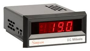 Simpson 2865 24509 0-200DC mV Mod, 120 VAC, Red LED