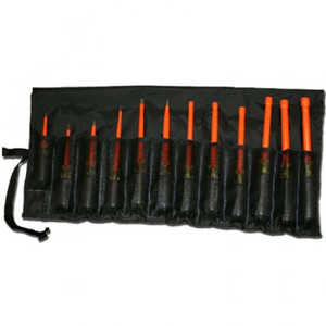 Order Cementex TR-12NDXL/SD _  12 Piece XL Nut Driver/ Screwdriver Tool Roll | Instru-measure