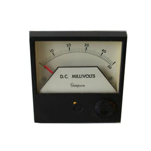 Simpson 24505 2865 0-200 DCUA, 120 VAC, RED LED