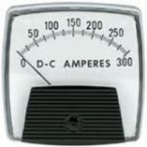 Crompton '013-01AA-NDND-B3, MODEL 013 (3.5 INCH), SHORT SCALE MOVING COIL AMMETER
