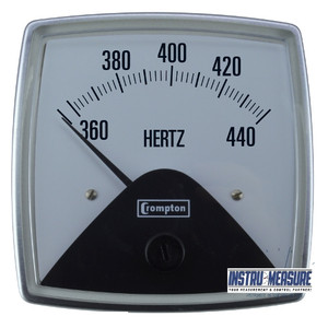 Crompton '016-41SA-PNBI-BI-S2, MODEL 16 - 90MM (3.5 INCH), SHORT SCALE FREQUENCY METER
