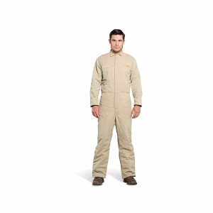 OEL Safety _ AFW040-KFC-5XL _ 40-Cal-Coverall-5XL-Khaki