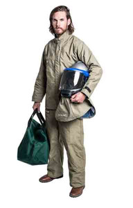 OEL Safety _ AFW040-NFC-M _ 40-Cal-Coverall-M-Navy