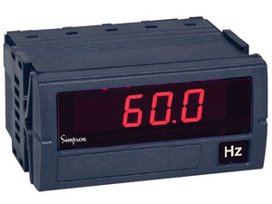 Simpson F451110 4-1/2, 120VAC, 200MVDCThe Simpson Falcon Series digital panel meters are premium quality 1/8-DIN meters for industrial applications. All Falcon units feature selectable decimal point from the terminal block and display scaling, providing wide application flexibility. In addition, most signal input ranges are easy to change with jumpers on the main board. The Falcon has a 0.56? bright red LED display for high visibility. Compactly designed for applications requiring minimal rear panel depth, the Falcon fits a standard 1/8-DIN panel cutout (91.9mm x 45mm) and requires less than 3? behind the panel. A screw terminal connector is a standard feature for easy wiring of the power supply and signal input connections. - Case Size: Standard 1/8 DIN - Accuracy: ±0.1% (F35); ±0.02% (F45DCV & Process); ±0.5% (F45DCA); ±0.5% (F45AC) - Auto-Zero - Choice of AC or DC Power Supplies - Broad Range Scaling and Adjustable Zero Offset for Process Inputs - User-Selectable Decimal Point. - Optional Excitation Output 12 VDC or 24 VDC - Easy Installation Using Screw Terminals