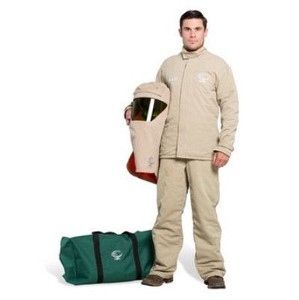 OEL Safety _ AFW40FL-NFFC-3XL _ 40-Cal-Coverall-SwitchGear-Hood-Fans-Light-3XL-NorFab-Kit