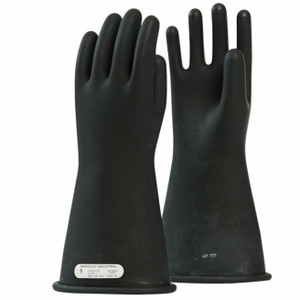 OEL Safety _ IRG114B12 _ Rubber-Glove-Single-1-14"-Black-SZ:12-7500V