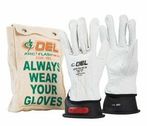 OEL Safety _ IRG011B10K _ Rubber-Glove-Kit-0-11"-Black-SZ:10-1000V