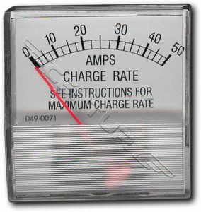 Associated Equipment - 605632 -Ammeter Horizontal 0-50 Amp Range