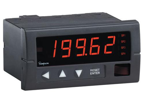 Simpson Hawk 3 - H345383222, 4.5-Digit Digital Panel Meter / Controller, 5,9-36VDC,20KOHM,0-10V,2R,24V