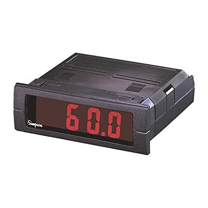Simpson M23522130 Panel Meter 0 to 20VDC Input Range