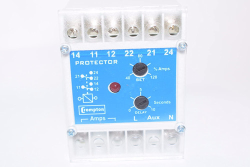 Crompton 256-PCCU-R2BX-DG 256 Protector Trip Relay - Hot Spot Relay 1 PRESET TRIP POINT 80-180 DEGREES.