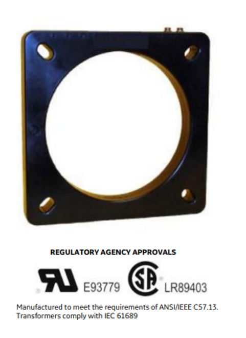 Order GE ITI 126-SD-39199 Current Transformer CT, Indoor, Model: 126, Ratio: 4000:5 A, Single Phase, 10 kV BIL, 60 Hz