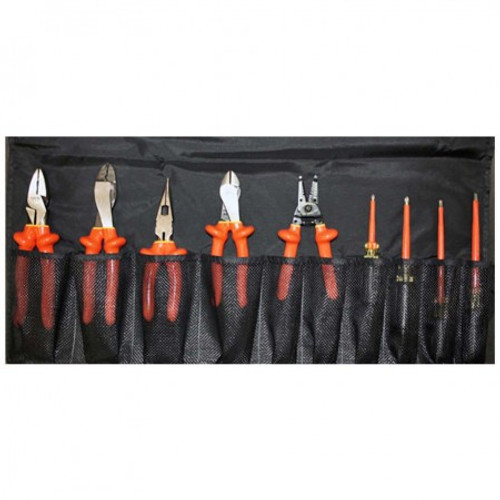 Order Cementex TR-9ELK-ZC _  9 Piece Basic Electrician In Zipper Case | Instru-measure