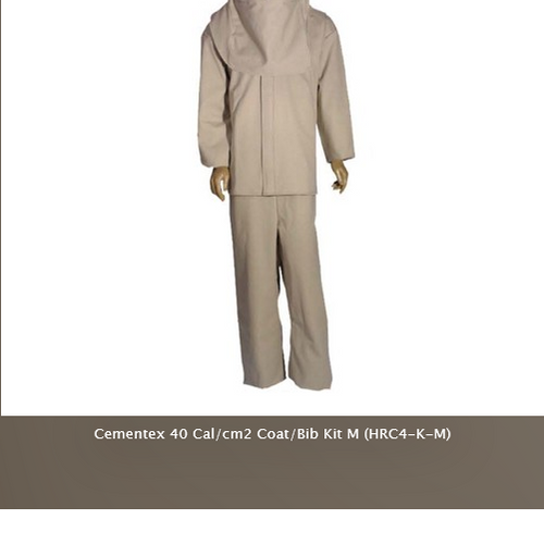 Cementex HRC4-K-M _  40 Cal/cm2 Coat/Bib Kit M