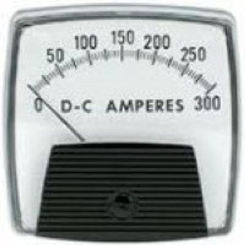 Crompton '013-01AA-NJNJ-B3, MODEL 013 (3.5 INCH), SHORT SCALE MOVING COIL AMMETER