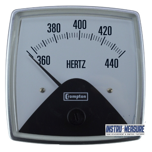 Crompton '016-41SA-PNBI-BI-S2, MODEL 16 - 90MM (3.5 INCH), SHORT SCALE FREQUENCY METER