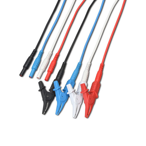 Yokogawa 98078 Voltage Probe Set (Red, Black, White, and Blue), 3m