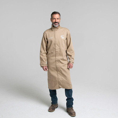 OEL Safety _ AFW08-KCO-XL _ 8-Cal-Coat-XL-Khaki