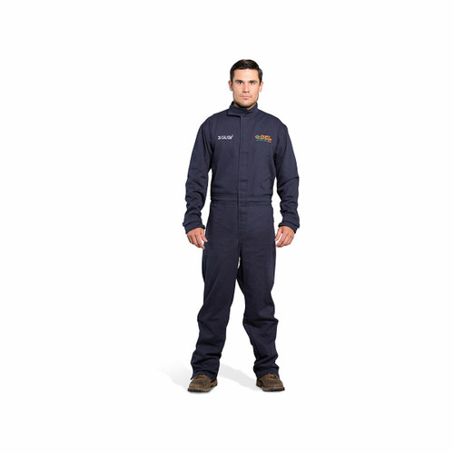 OEL Safety _ AFW025-NFC-L _ 25-Cal-Coverall-L-Navy