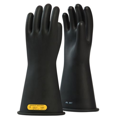OEL Safety _ IRG214R12 _ Rubber-Glove-Single-2-14"-Red-SZ:12-17000V