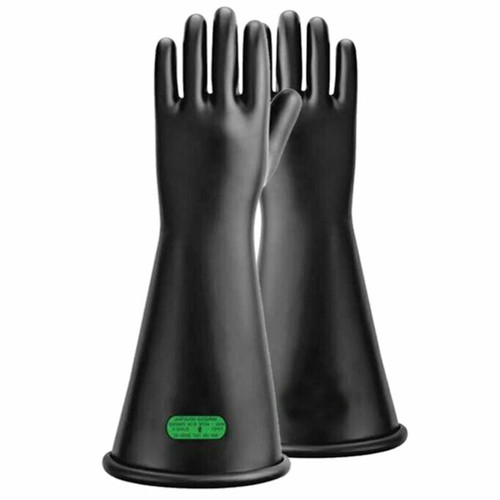 OEL Safety _ IRG316B12 _ Rubber-Glove-Single-3-16"-Black-SZ:12-26500V